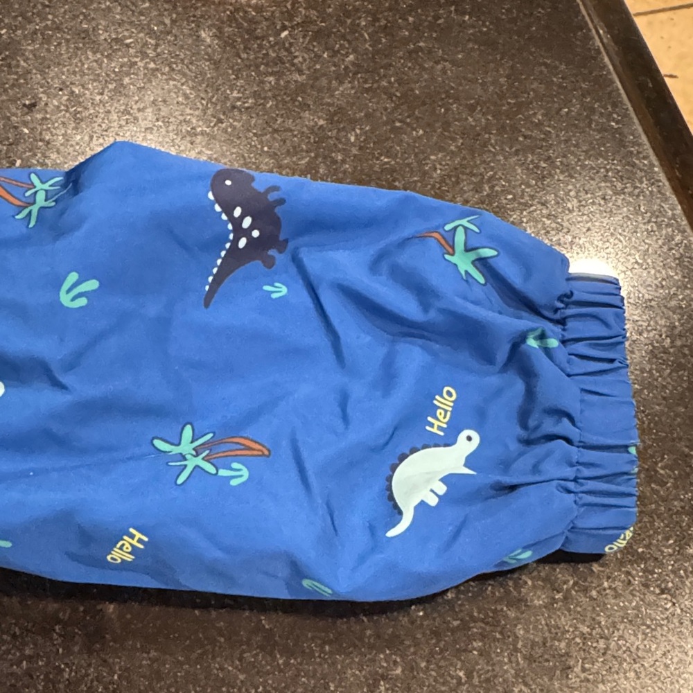 Blue Dinosaur Print boys jacket 18 mon - Picture 8 of 11